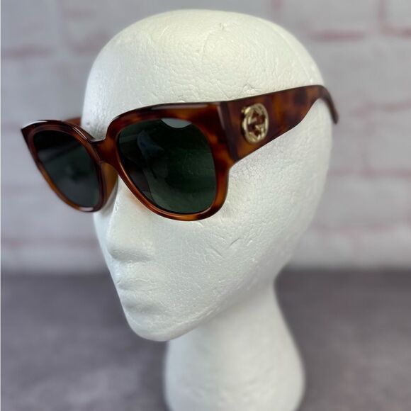 Gucci Sunglasses GG0142SA 002 Women S Havana Gucci Eyewear - Picture 2 of 11